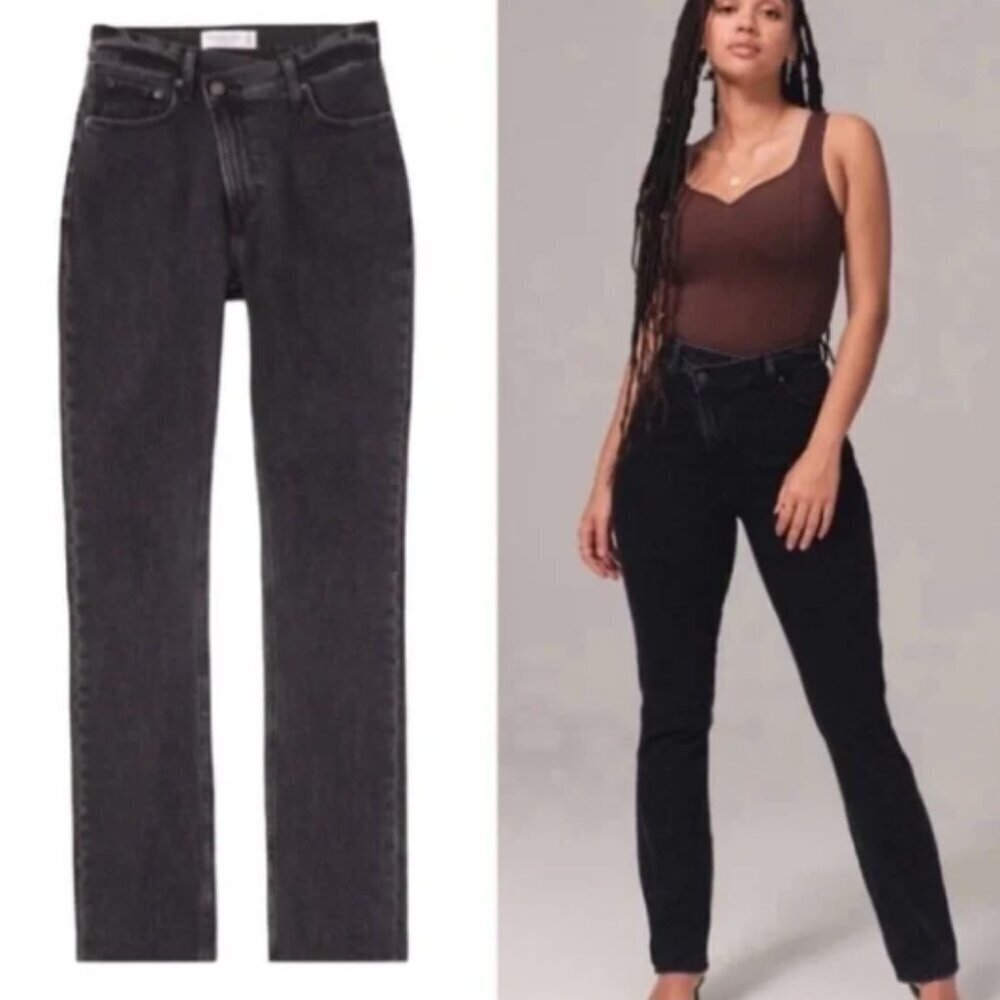 Abercrombie & Fitch The 90s straight Ultra High Rise Jeans Size 20R
